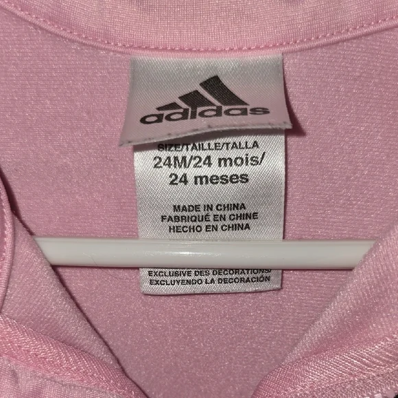 Adidas Kids Pink Set with Black Accents LOT R1 - Picture 2 of 9